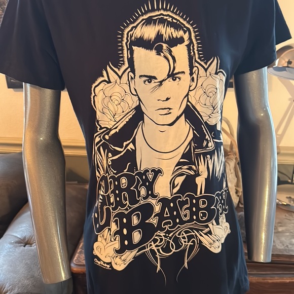 Johnny Depp “Cry Baby” Movie Memorabilia Nostalgic Tee - Picture 2 of 8